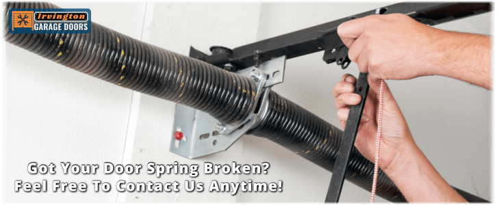 Broken Garage Door Spring Irvington NJ